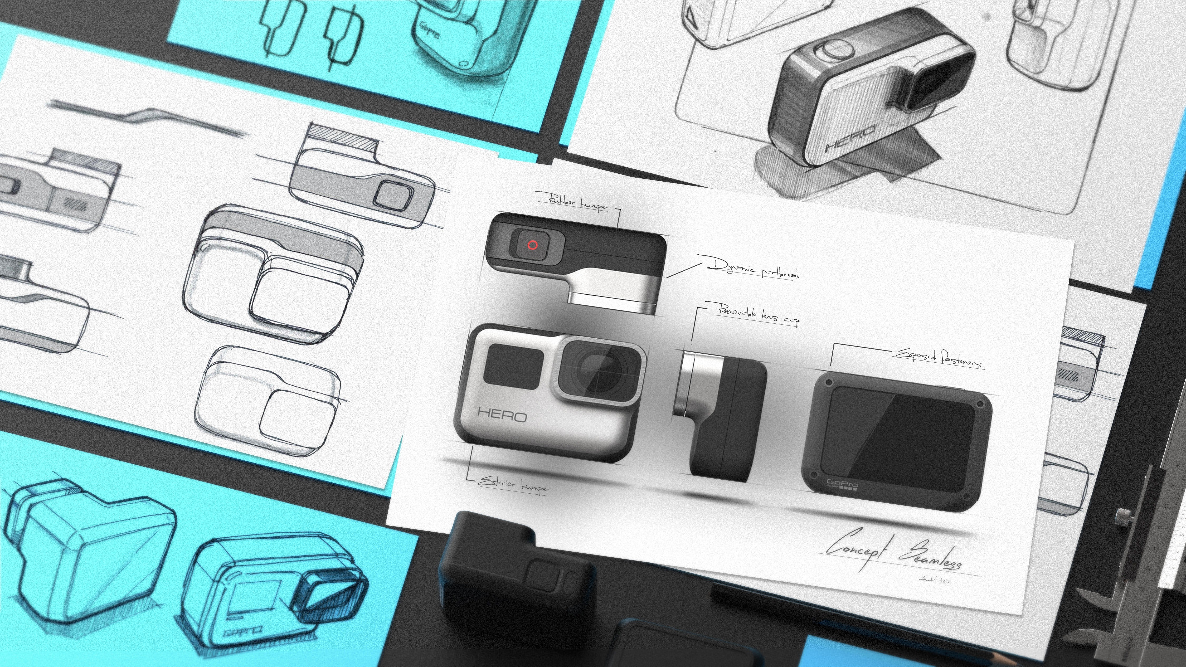 GoPro HERO Cameras — Action camera industrial design