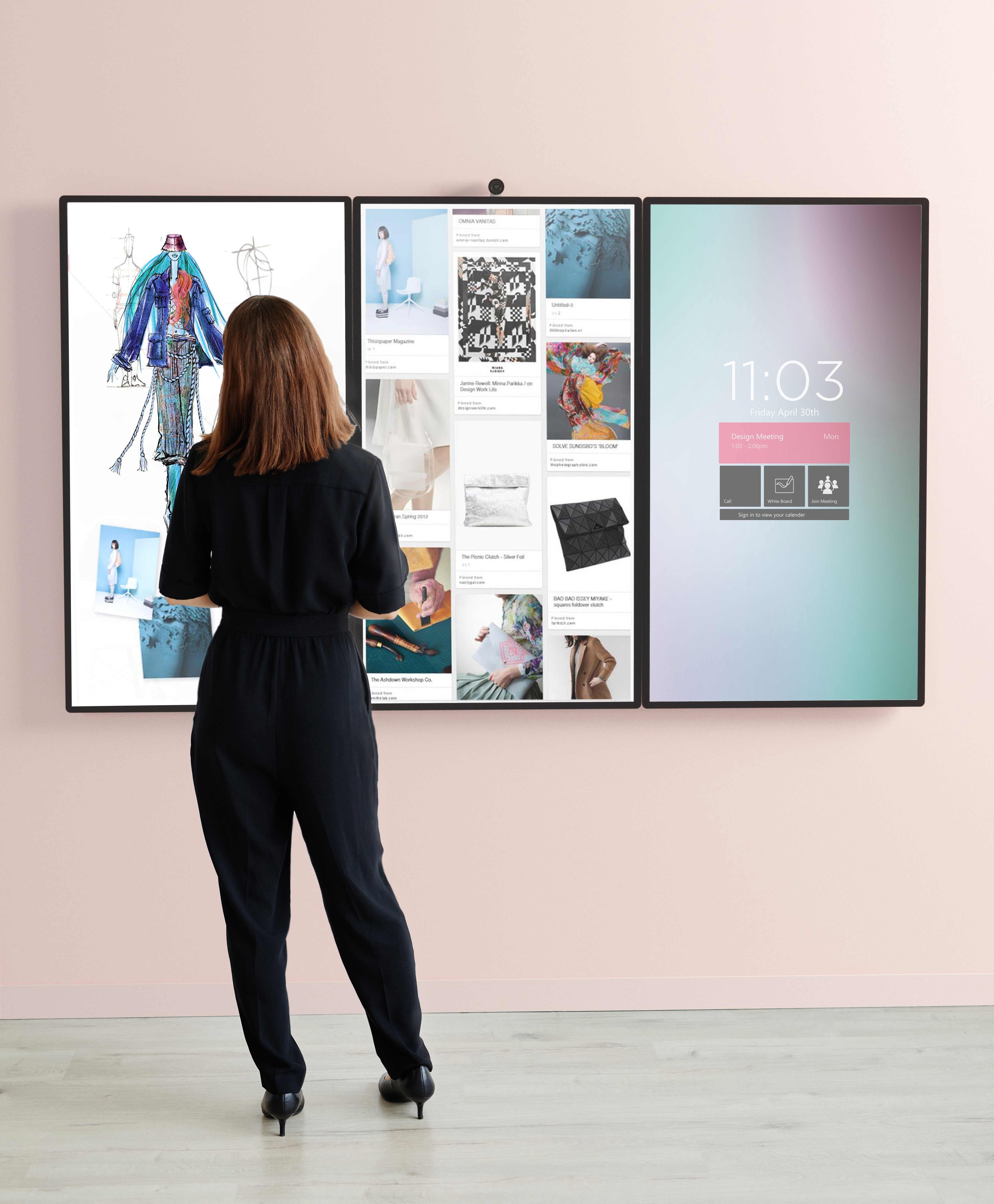 Microsoft Surface Hub 2 — Collaborative hardware industrial design