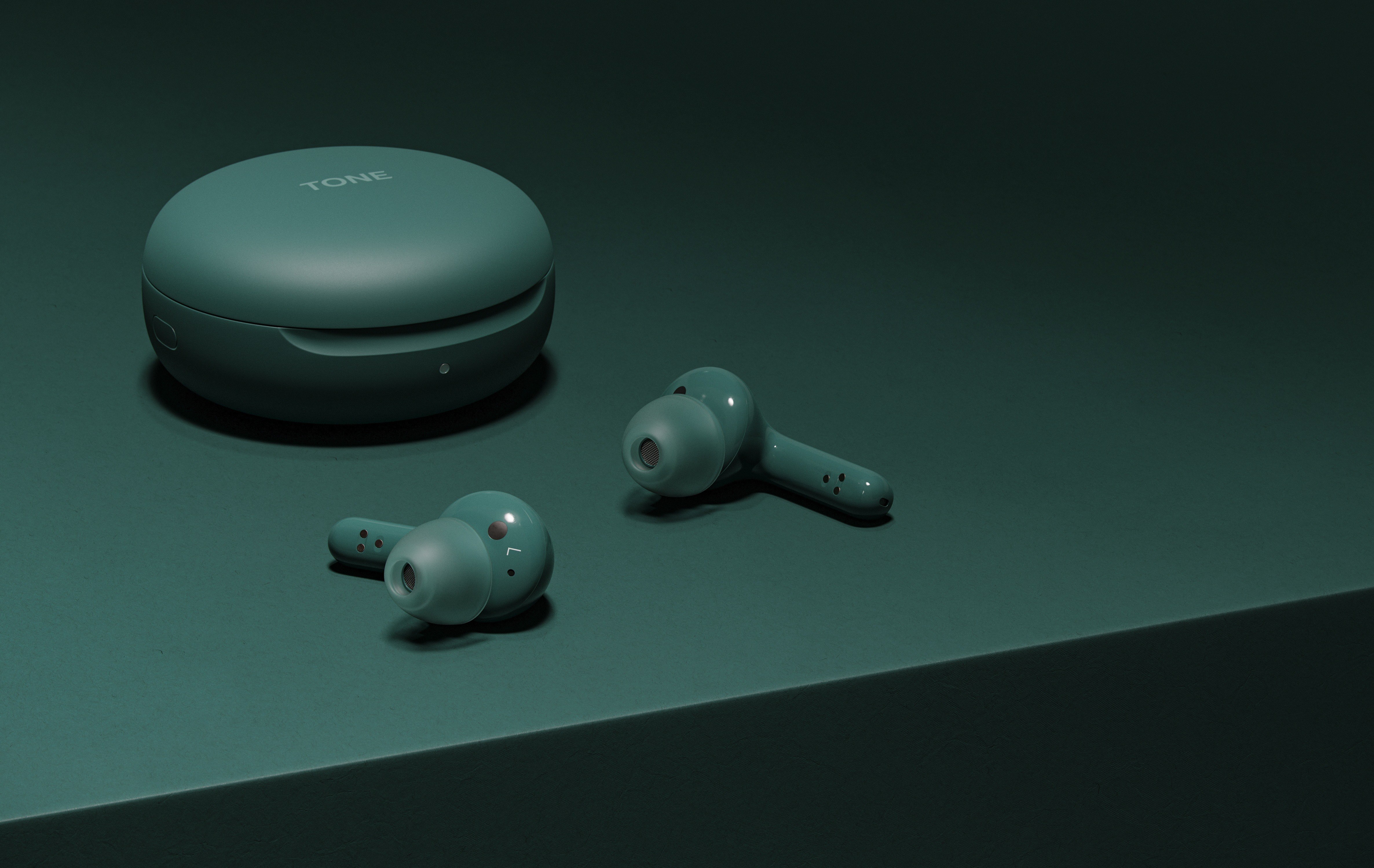 LG TONE Free Earbuds — Consumer audio industrial design