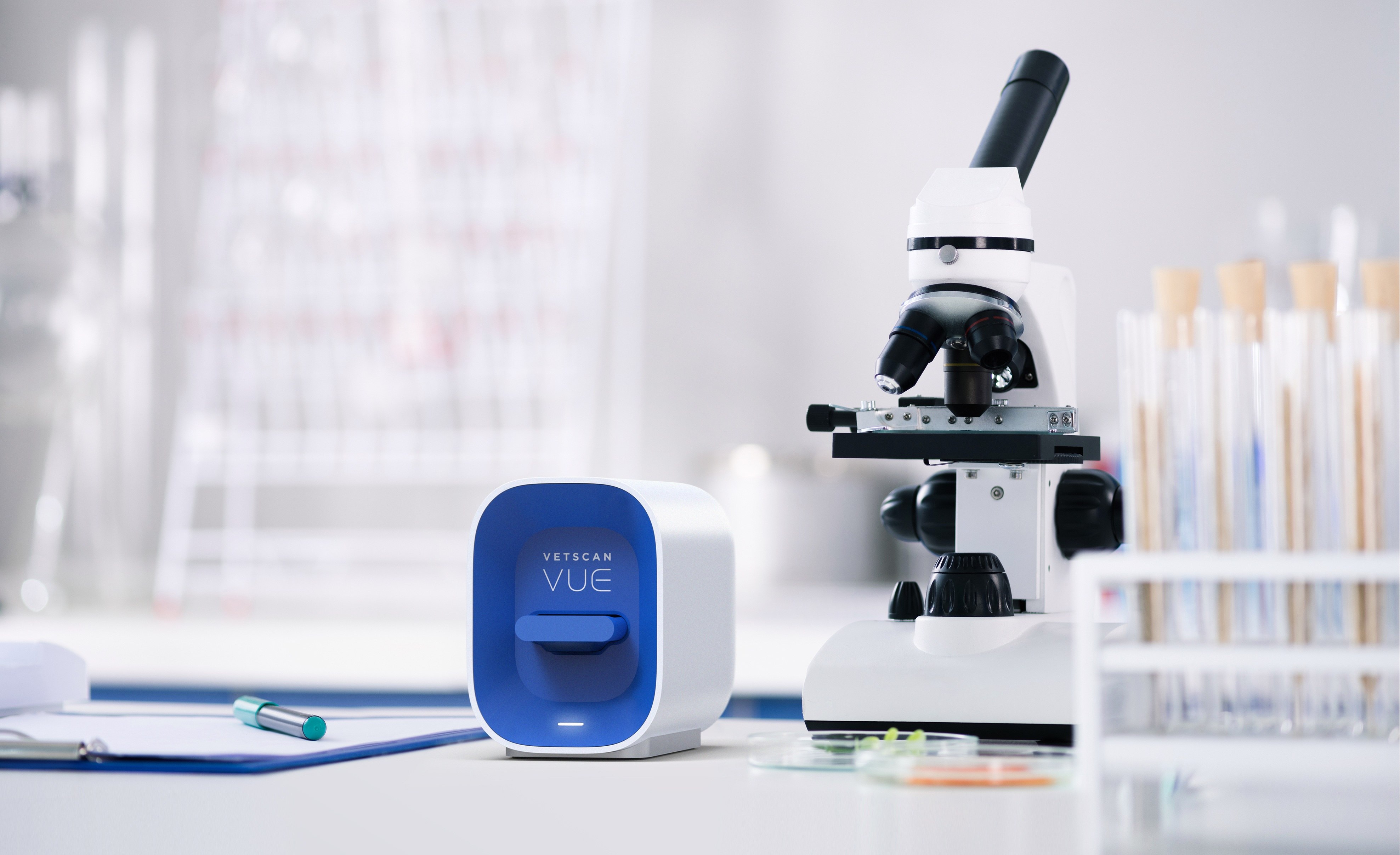 Abaxis Vetscan Vue — Veterinary diagnostic device design