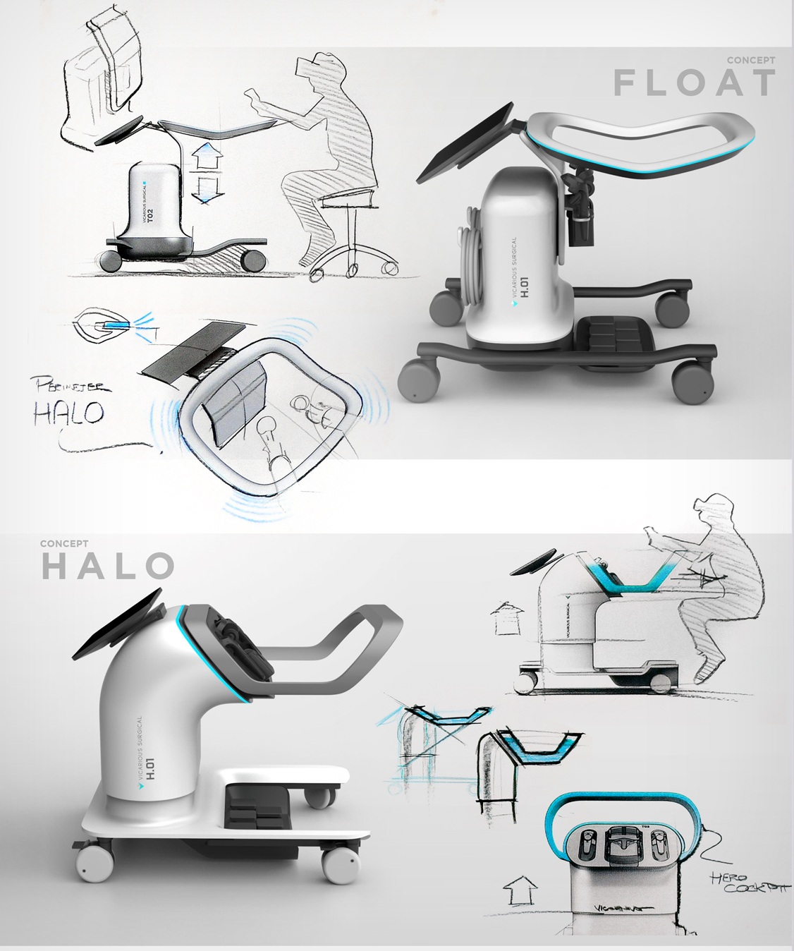 Vicarious Surgical Robotics — Surgical robotics industrial design